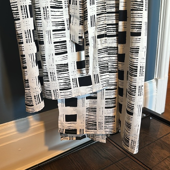 Topshop (US6) asymmetric printed midi dress - Picture 8 of 9